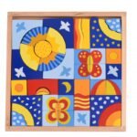 Drewniany zestaw konstrukcyjny Goki Motyle 58646G