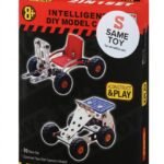 Konstruktor metalowy Ta sama zabawka Inteligentny model samochodu DIY 2 modele 58039Ut