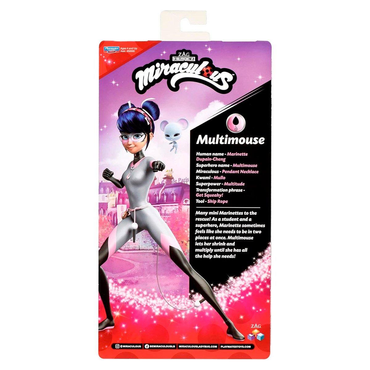 Lalka Multimish 26 cm z akcesoriami z serii Lady Bug i Super Cat Miraculous 50022 - obrazek 8