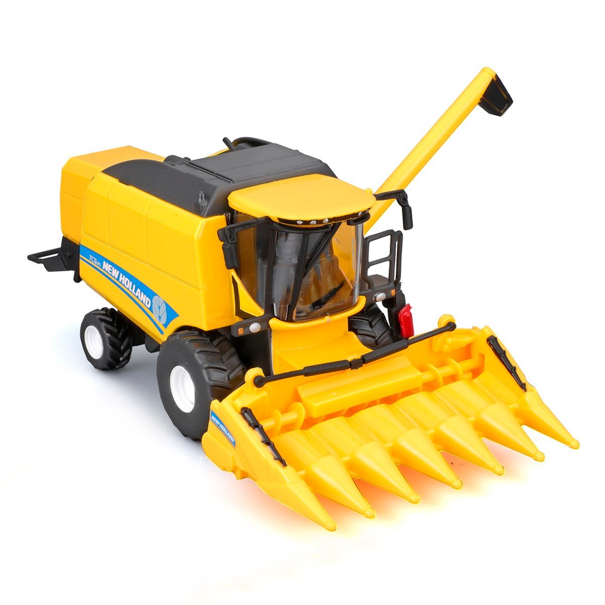 Model samochodu Kombajn zbożowy z hederem do kukurydzy New Holland TC5.90 Bburago 18-31722 - obrazek 6