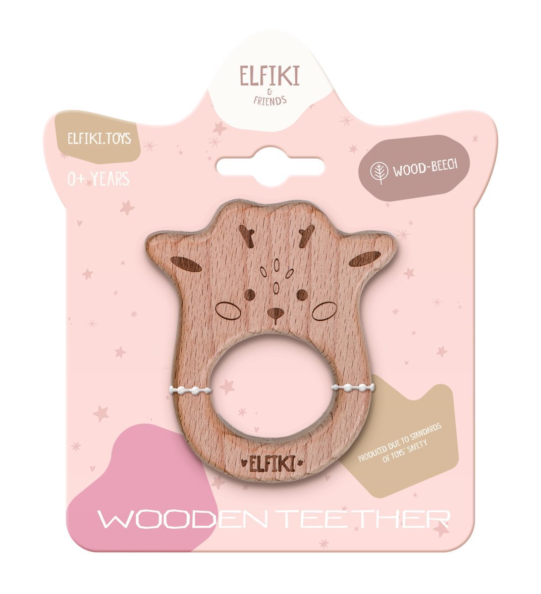 Drewniana sarna Rubinowa sarna, ELFIKI