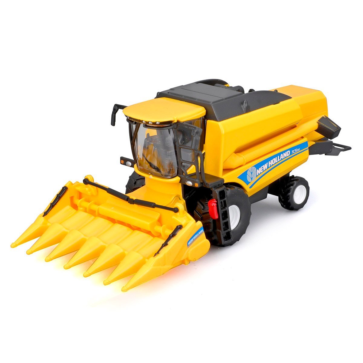 Model samochodu Kombajn zbożowy z hederem do kukurydzy New Holland TC5.90 Bburago 18-31722 - obrazek 9