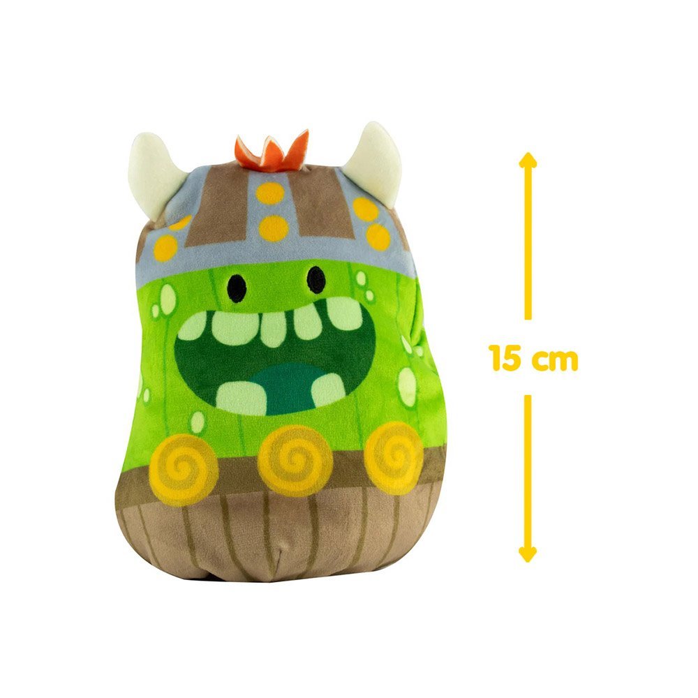 Miękka zabawka 2 w 1 Kot i ogórek Wikingowie 15 cm Koty kontra Ogórki CVP2200-1 - obrazek 2