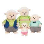 Lil Woodzeez Zestaw figurek rodziny owiec 6159M
