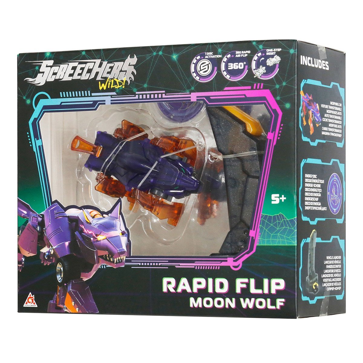 Zestaw do zabawy Moon Wolf S5 L0.5 Screechers Wild EU686103B - obrazek 7