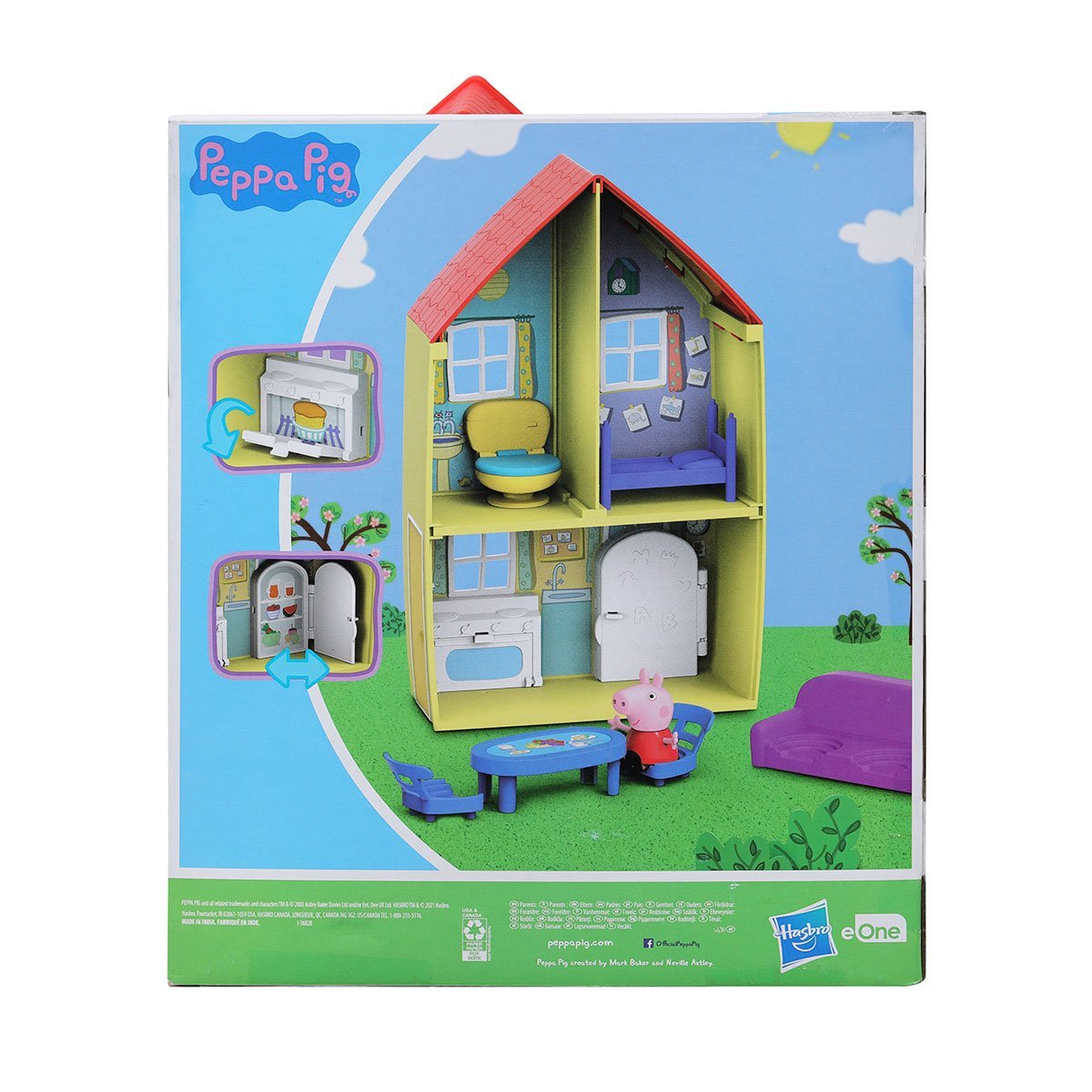 Zestaw do zabawy Domek Peppy Pig, domek z meblami, figurka Peppy Pig F2167 - obrazek 4