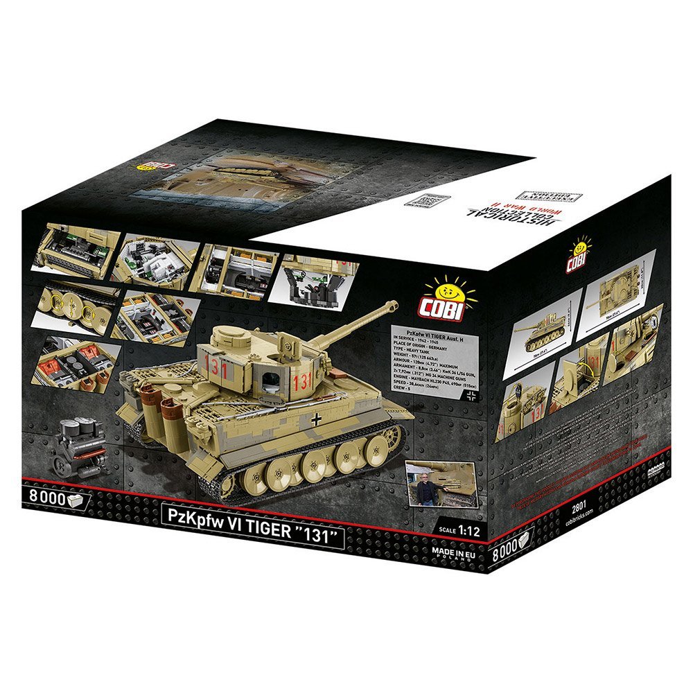 Konstruktor COBI PZKPFW VI Tiger 131 skala 1:12, 8000 części - obrazek 2