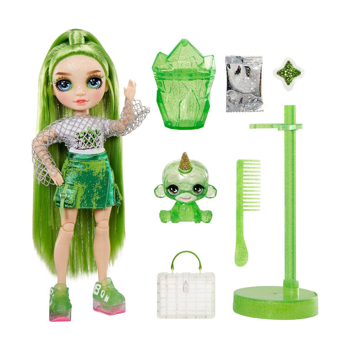 Klasyczny zestaw do zabawy z lalką Jade i szlamem Rainbow High Series 120193 - obrazek 8