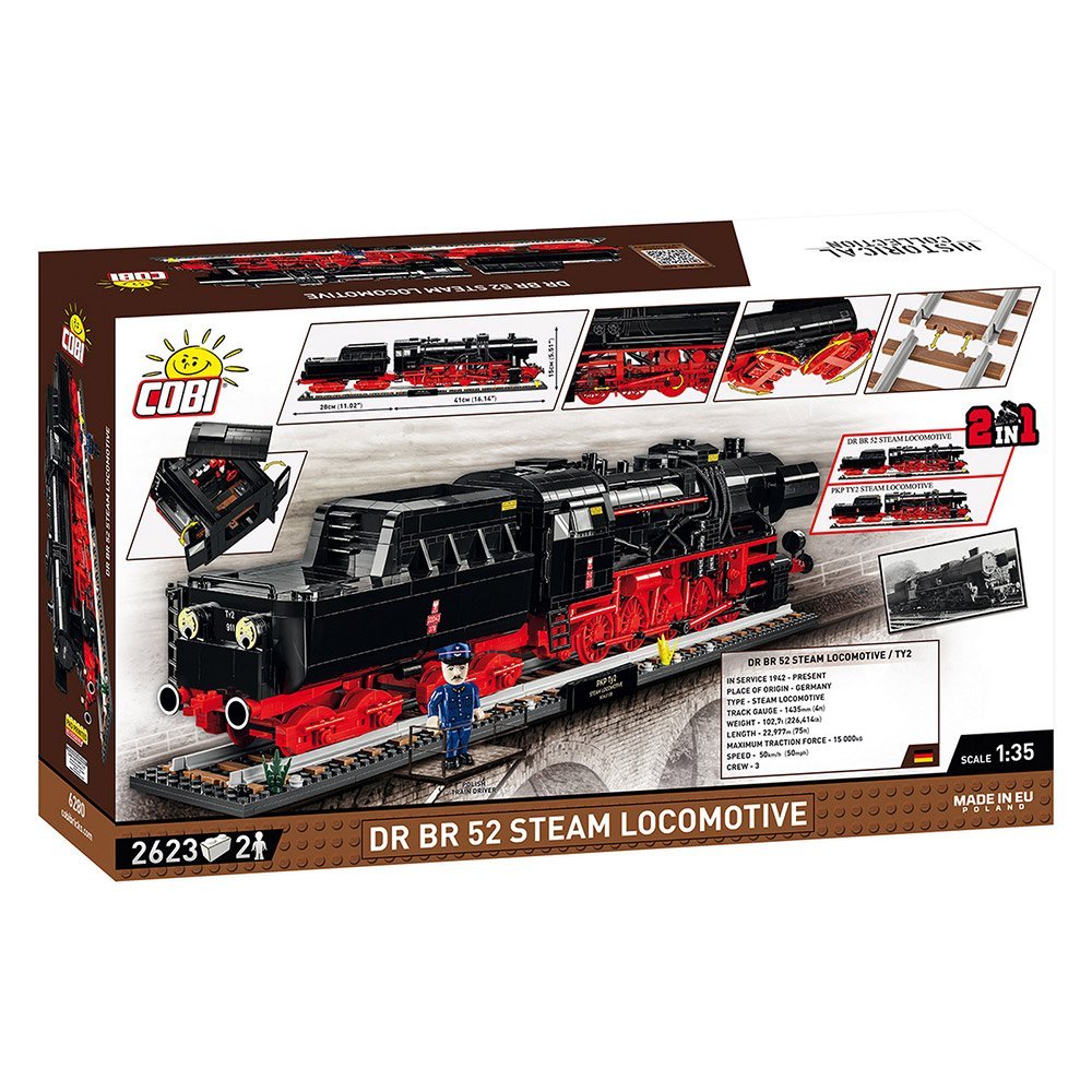 Lokomotywa COBI DRB Class 52 Exclusive Set, skala 1:35, 2623 części - obrazek 2