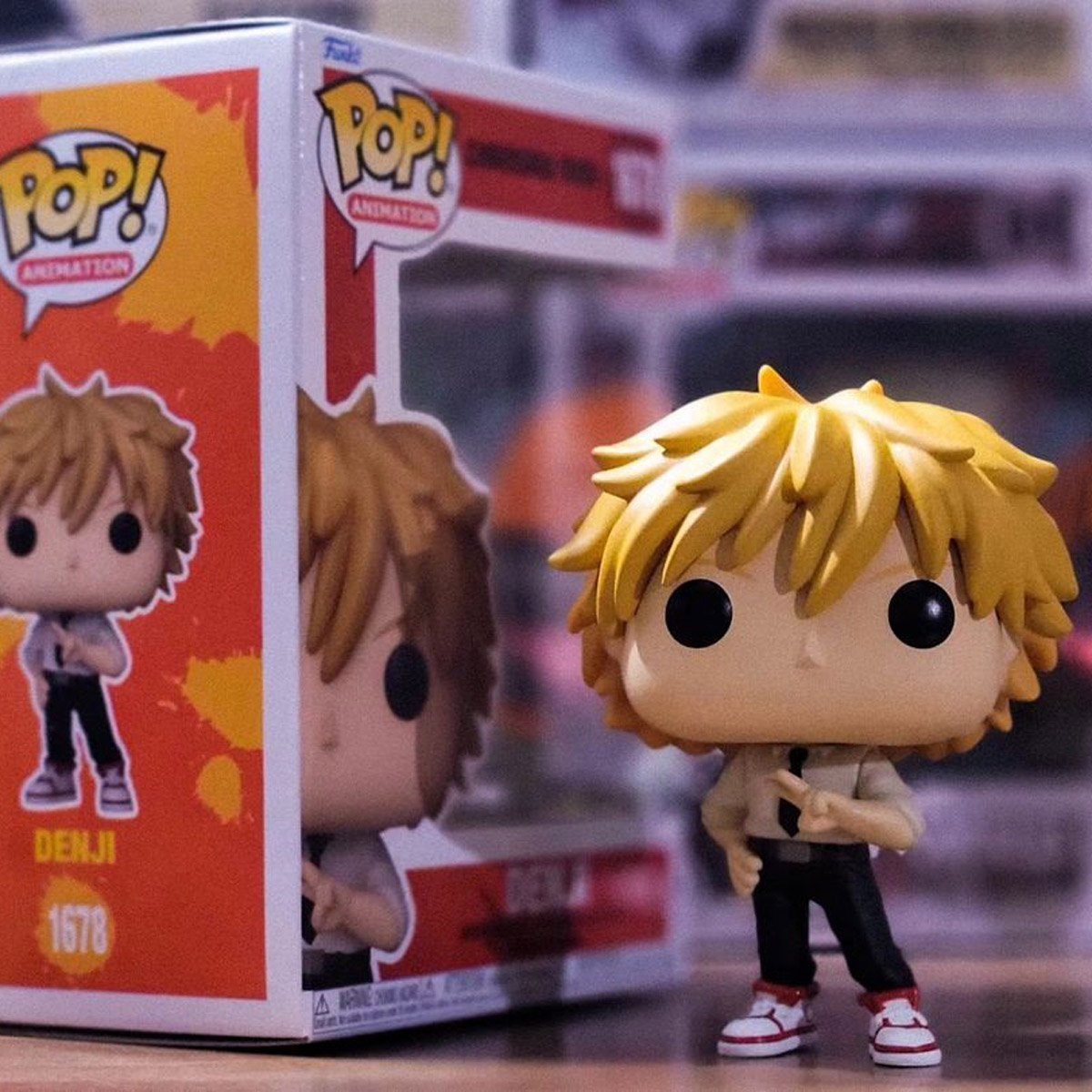 Figurka zabawkowa Denji Funko Pop 80320 - obrazek 3