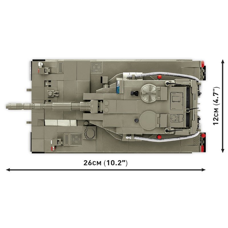 Projektant czołgu Merkava Mk 1 825 części Cobi COBI-2621 - obrazek 2