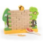 Drewniana gra planszowa Viga Toys Brick Wall 44566