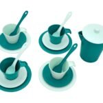 Zestaw naczyń kawowych "Relax" 17 elementów w woreczku (cyjan), Tigres