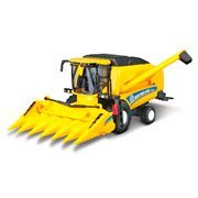 Model samochodu Kombajn zbożowy z hederem do kukurydzy New Holland TC5.90 Bburago 18-31722 - obrazek 10