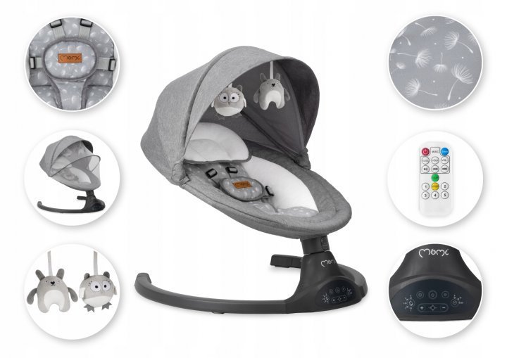 Swing MoMi KENANI (ciemnoszary) - obrazek 6