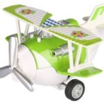Metalowy samolot bezwładnościowy Same Toy Aircraft zielony SY8013AUt-4