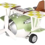 Metalowy samolot bezwładnościowy Same Toy Aircraft zielony SY8016AUt-2