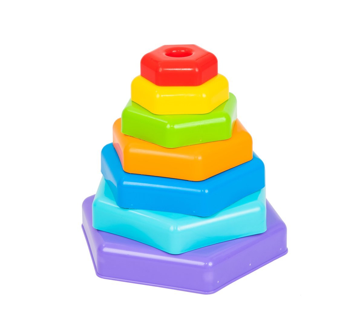 Zabawka edukacyjna "Tęczowa Piramida"
