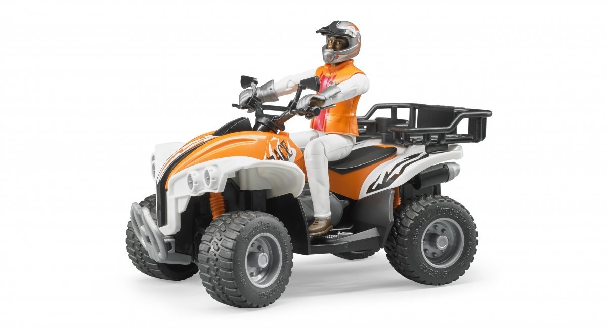 Quad + figurka kierowcy Bruder AKT-63000