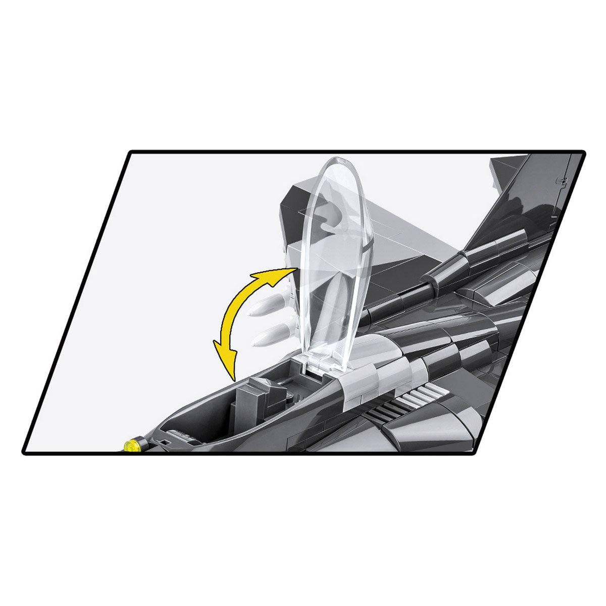 Samolot designerski MiG-29 UA/PL Fulcrum 550 części Cobi COBI-5840 - obrazek 7