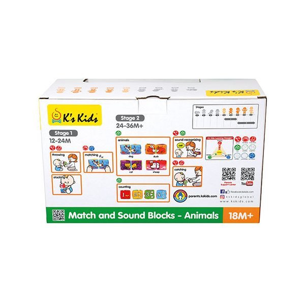 Muzyczne kostki Animals Ks Kids - obrazek 2