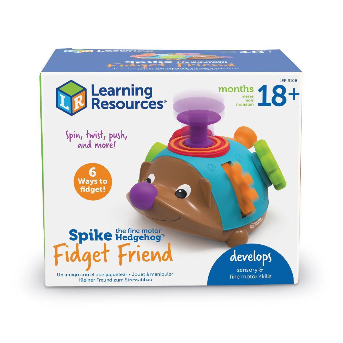 Zabawka edukacyjna Fidget Hedgehog Learning Resources LER9106 - obrazek 2