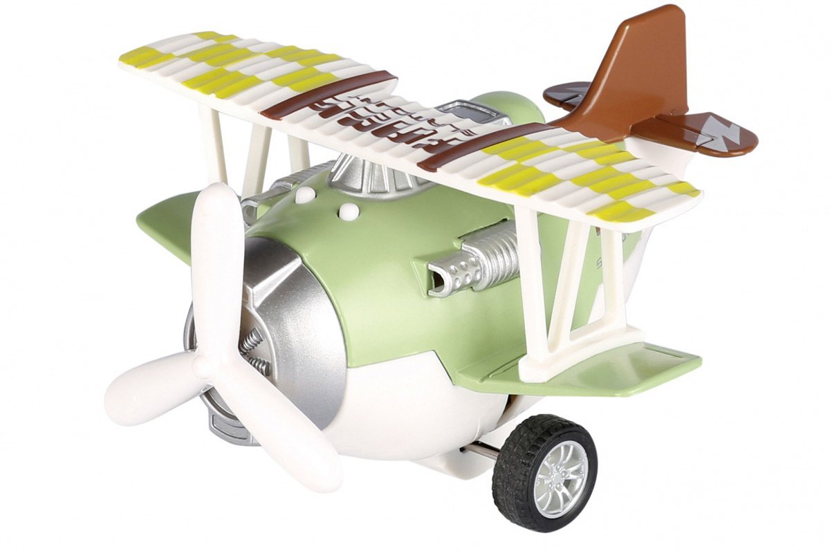 Metalowy samolot bezwładnościowy Same Toy Aircraft zielony ze światłem i muzyką SY8015Ut-2