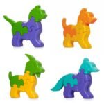 Zabawka edukacyjna: Puzzle 3D - Zwierzęta (4 szt.) - 32 elementy.