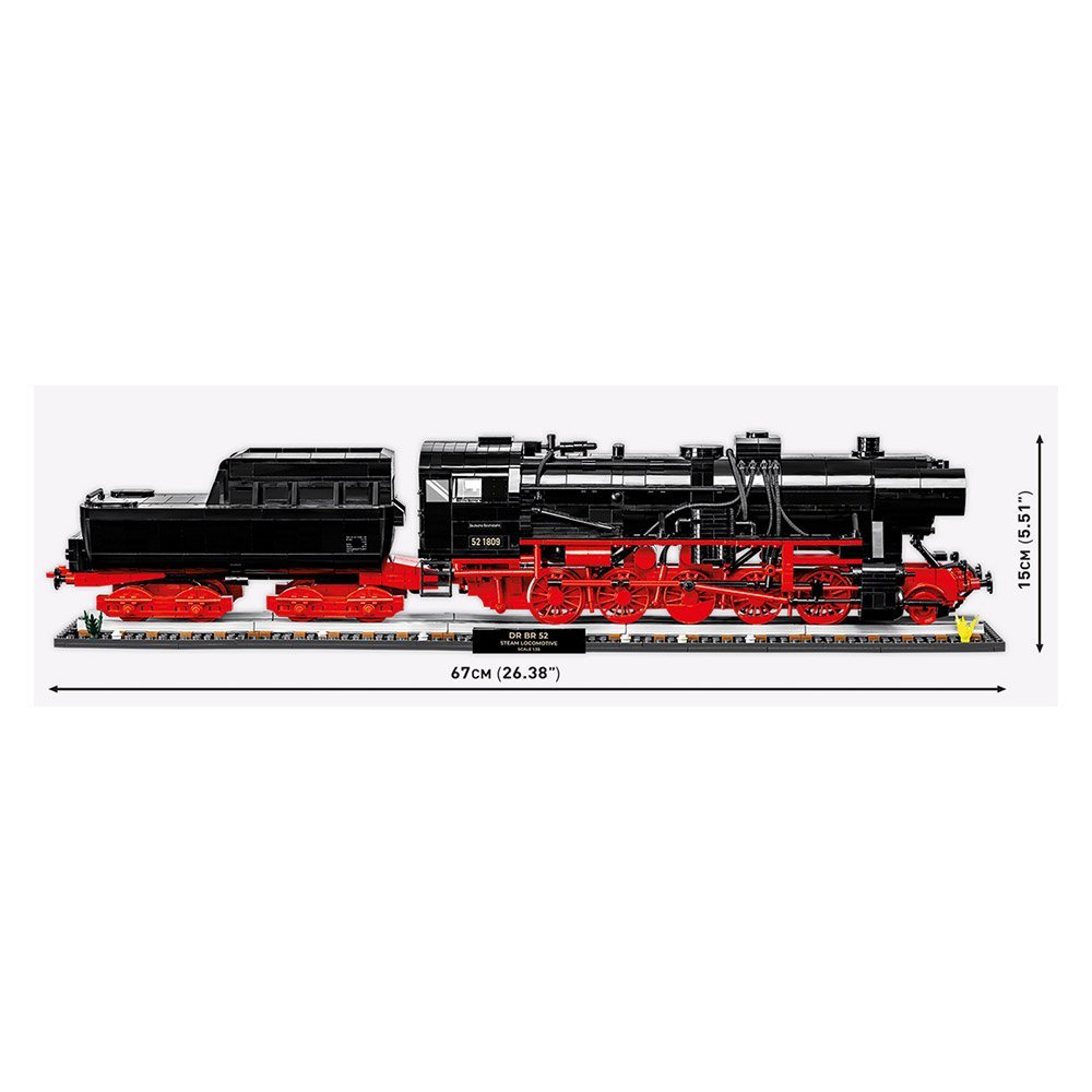 Lokomotywa COBI DRB Class 52 Exclusive Set, skala 1:35, 2623 części - obrazek 6