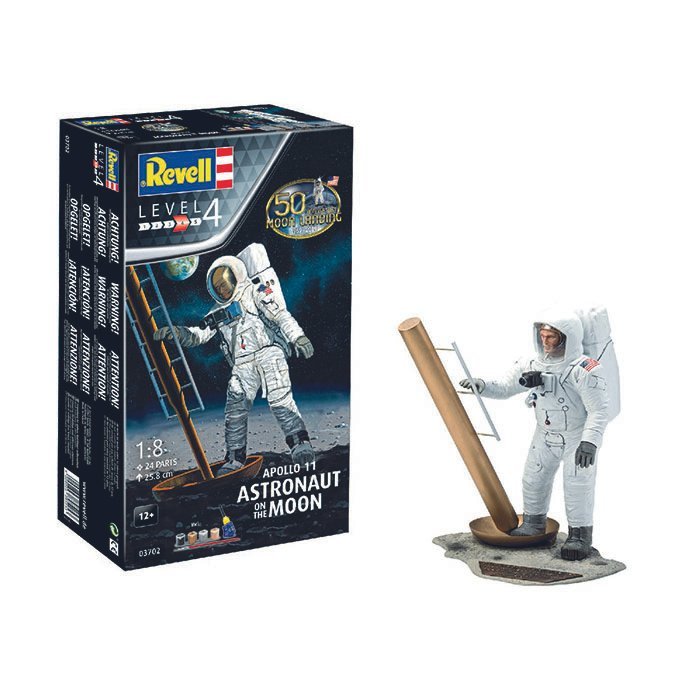Zestaw repliki modelu Revell Control Astronauta na Księżycu Misja Apollo 11 RVL-03702 - obrazek 2