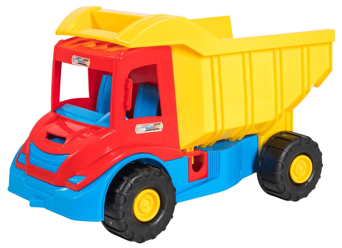 Żółty samochód ciężarowy "Multi truck"