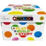 Zestaw konstrukcyjny „Oktagon”, 88 elementów w pudełku, Tygrysy