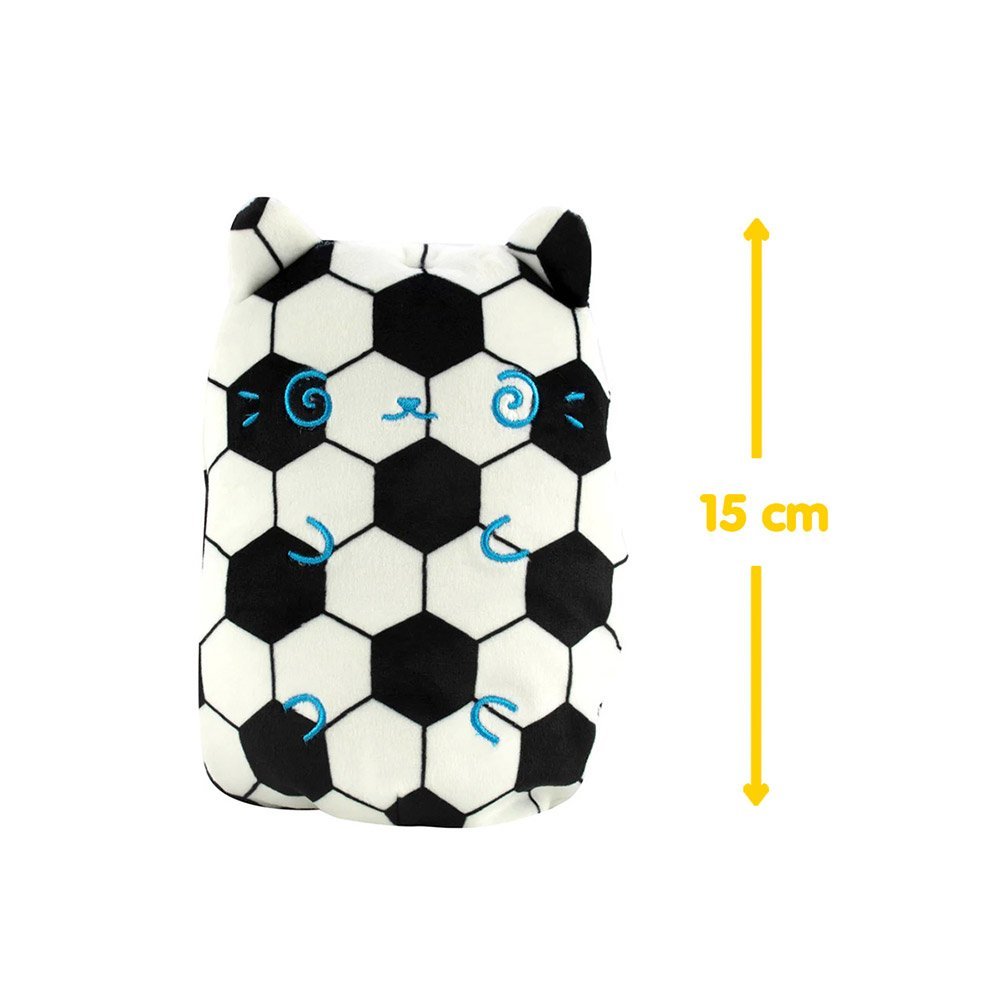 Miękka zabawka 2 w 1 Piłka nożna Kot i Ogórek 15 cm Koty kontra Ogórki CVP2200-2 - obrazek 2