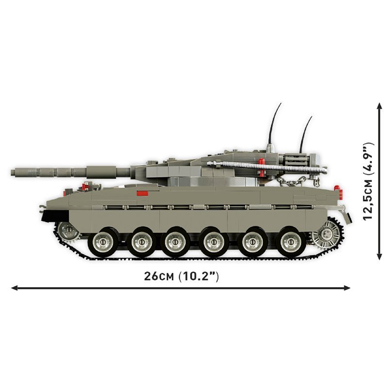 Projektant czołgu Merkava Mk 1 825 części Cobi COBI-2621 - obrazek 3