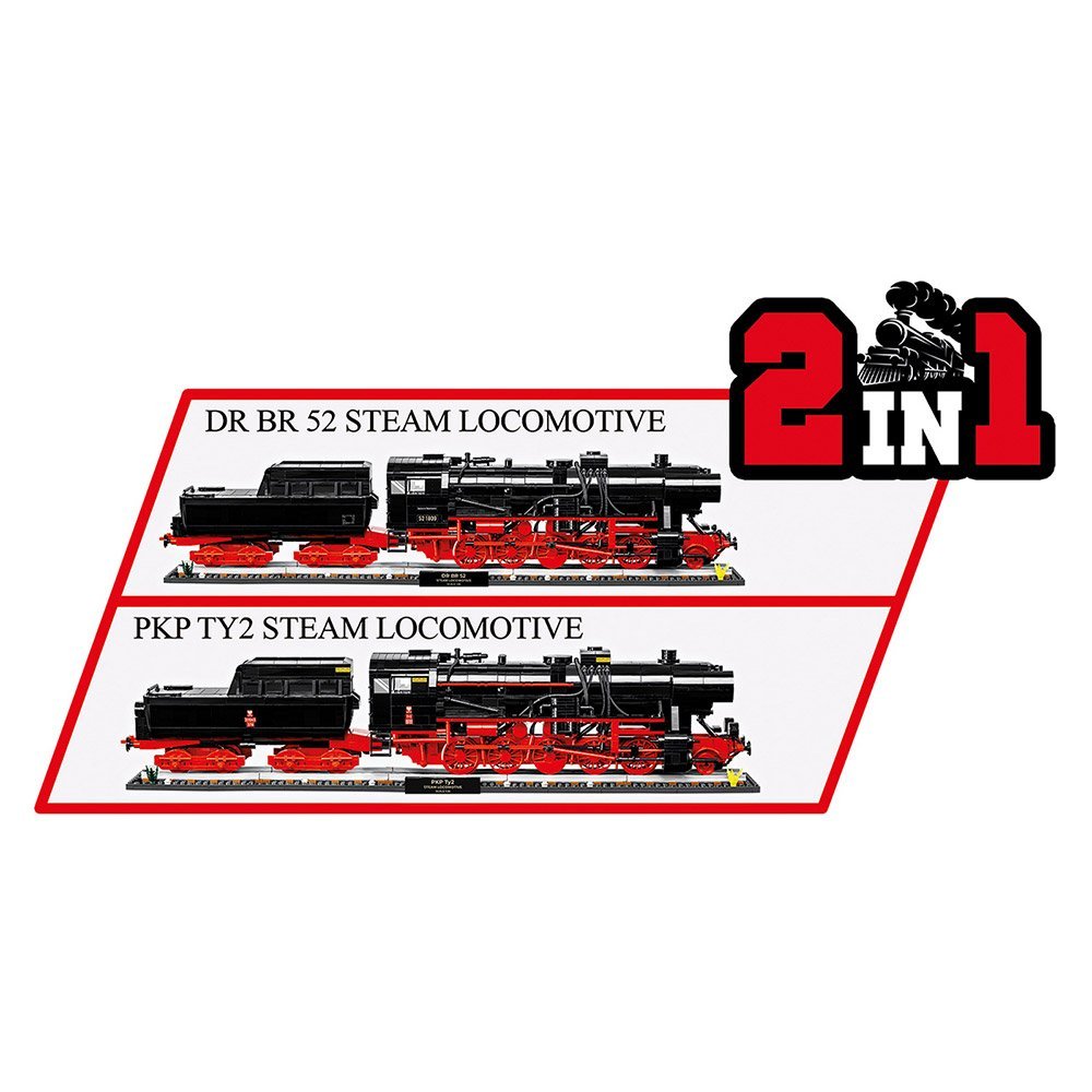Lokomotywa COBI DRB Class 52 Exclusive Set, skala 1:35, 2623 części - obrazek 7