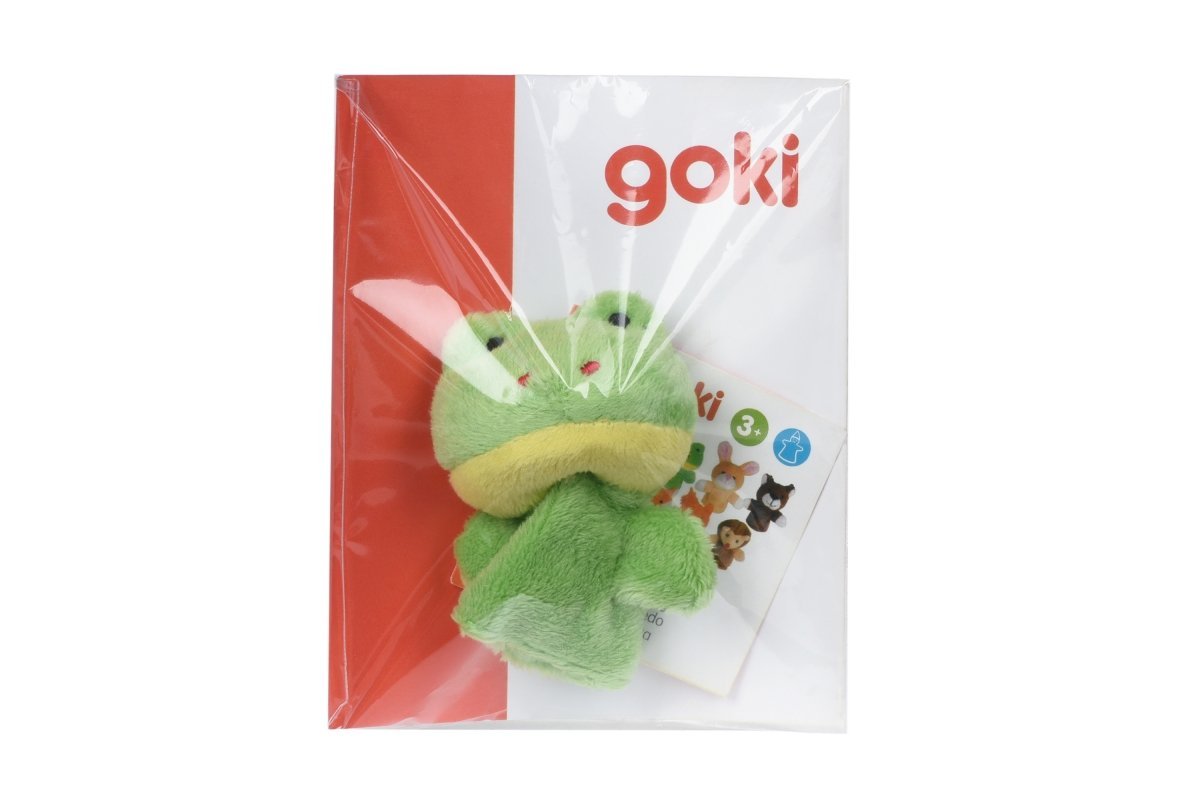 Pacynka Goki do teatrzyku palcowego Żaba 50962G-2 - obrazek 3