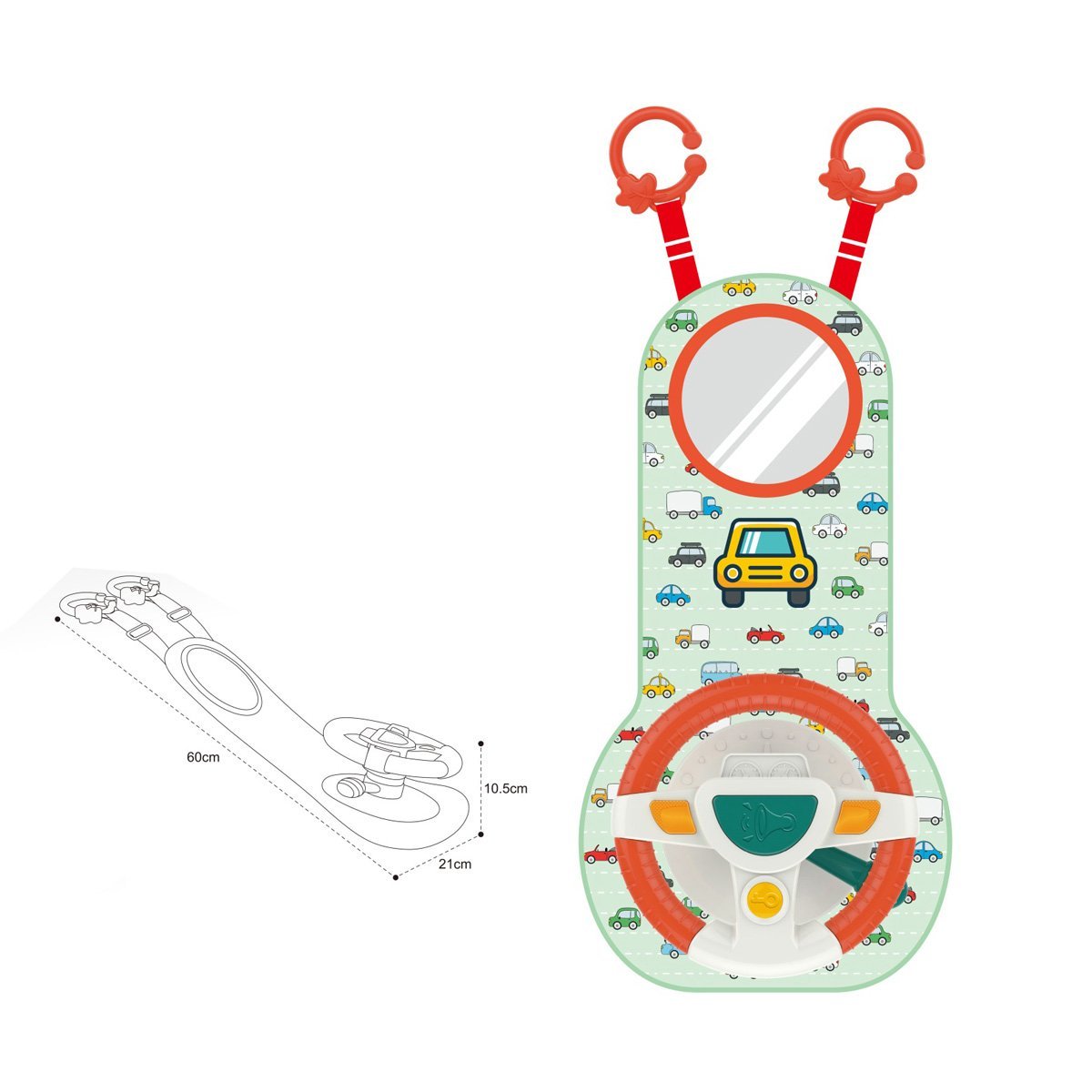 Symulator samochodu rozwojowego Iggy Ziggy 75739 - obrazek 3