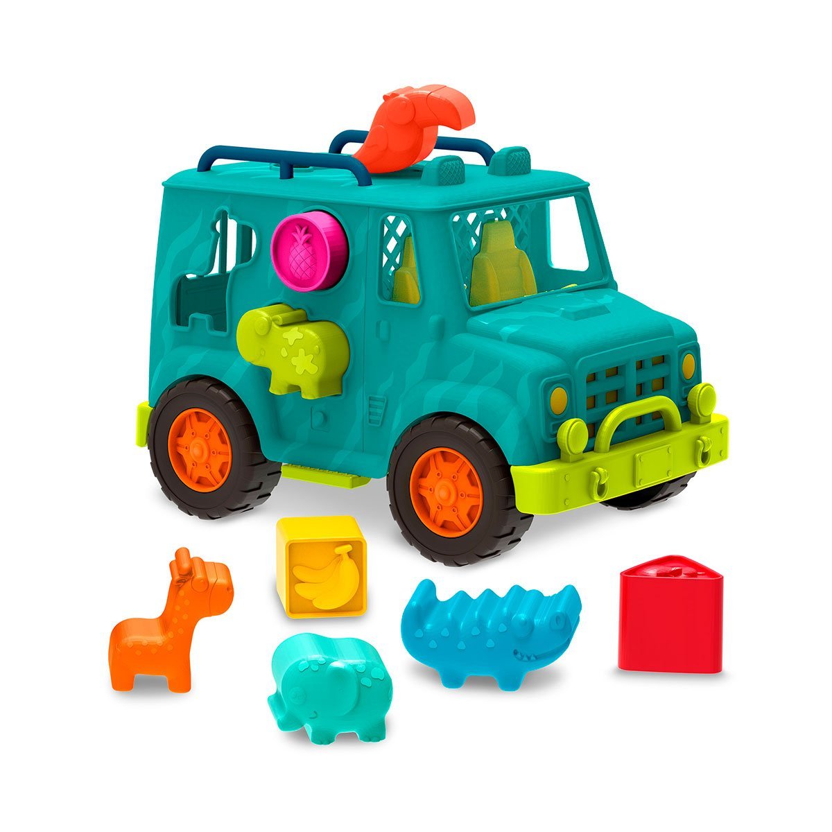 Zestaw do sortowania Safari Truck w kolorze morskim Battat BX2024Z - obrazek 4