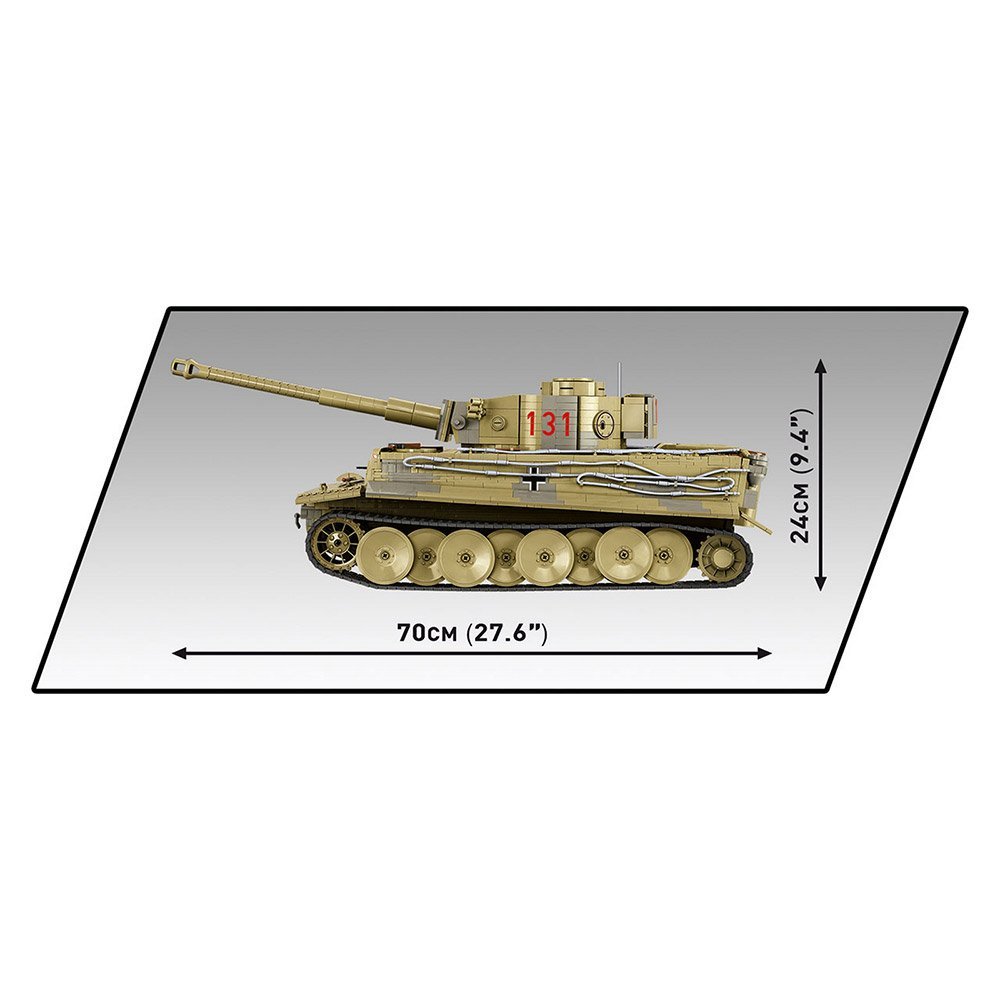 Konstruktor COBI PZKPFW VI Tiger 131 skala 1:12, 8000 części - obrazek 4