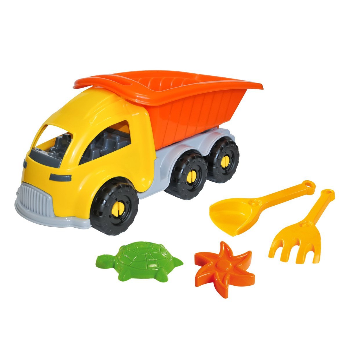 Zestaw wywrotek z piaskiem 4 elementy Tigres 40042