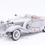 Model samochodu Mercedes Benz 500 K Typ Specialroadster 1936 Macharadga 36055 biały Maisto