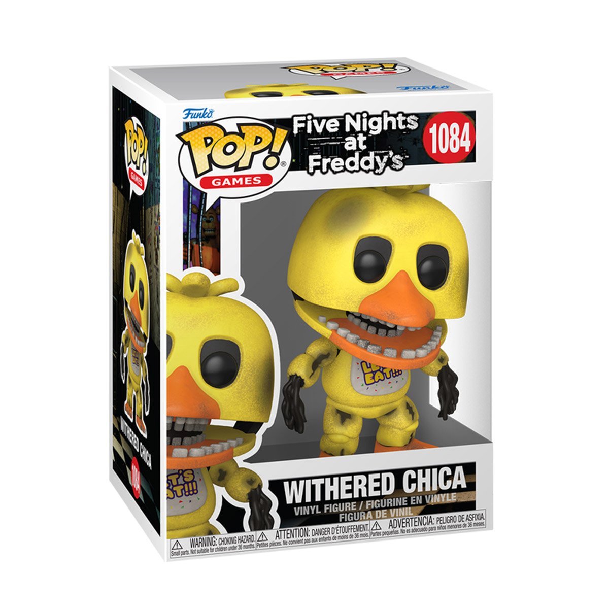 Figurka akcji Funko Pop 83865 Broken Chica z gry Five Nights at Freddy's - obrazek 2