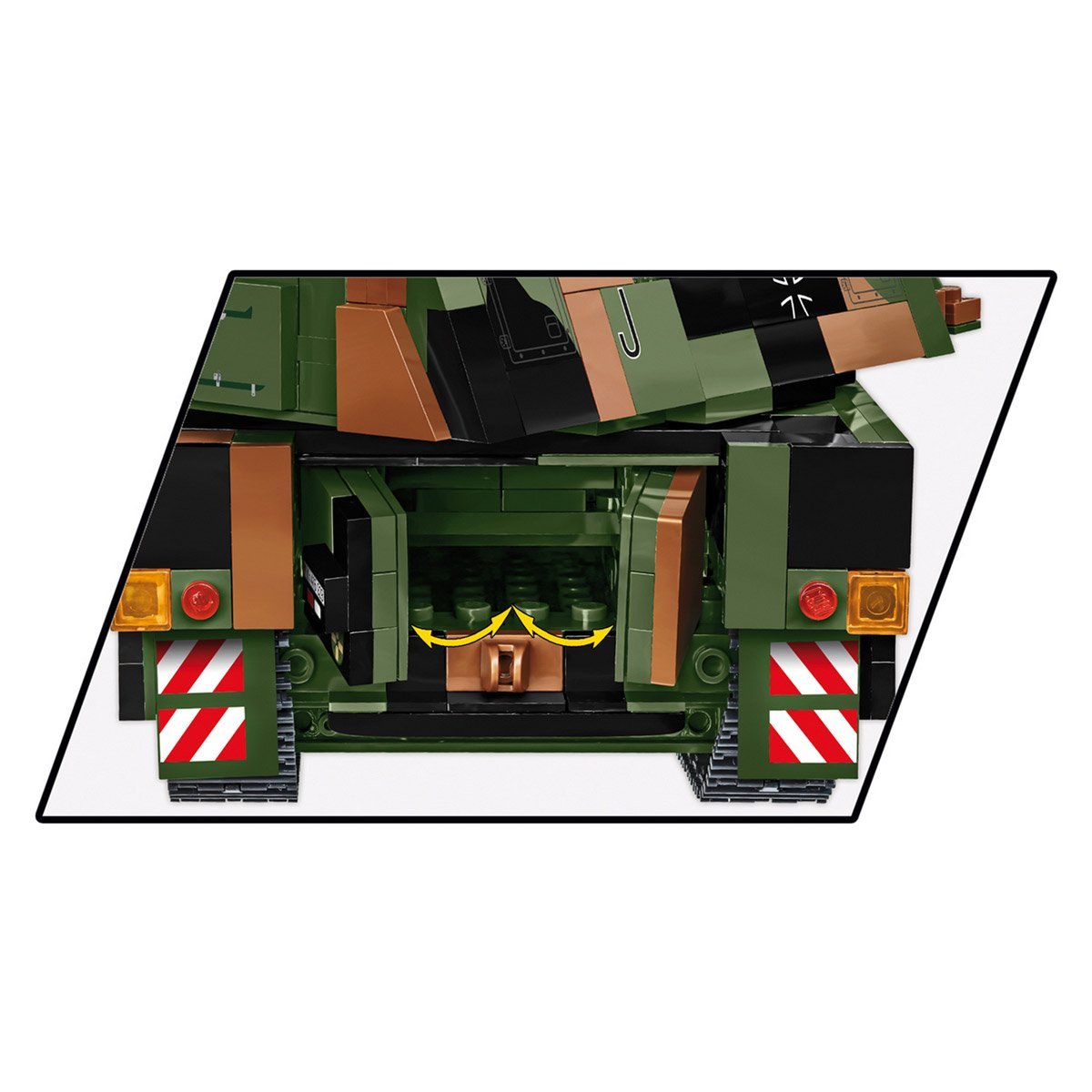 Projektant działa samobieżnego PzH 2000 1006 części Cobi COBI-2628 - obrazek 6