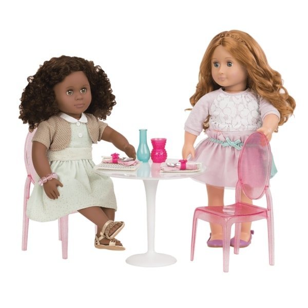 Zestaw mebli Our Generation, stół i krzesła BD37268Z - obrazek 3