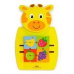 Viga Toys Business Board Żyrafa z owocami 50680FSC
