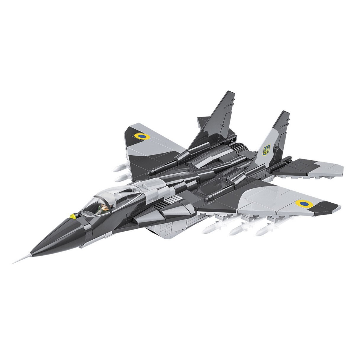 Samolot designerski MiG-29 UA/PL Fulcrum 550 części Cobi COBI-5840 - obrazek 4
