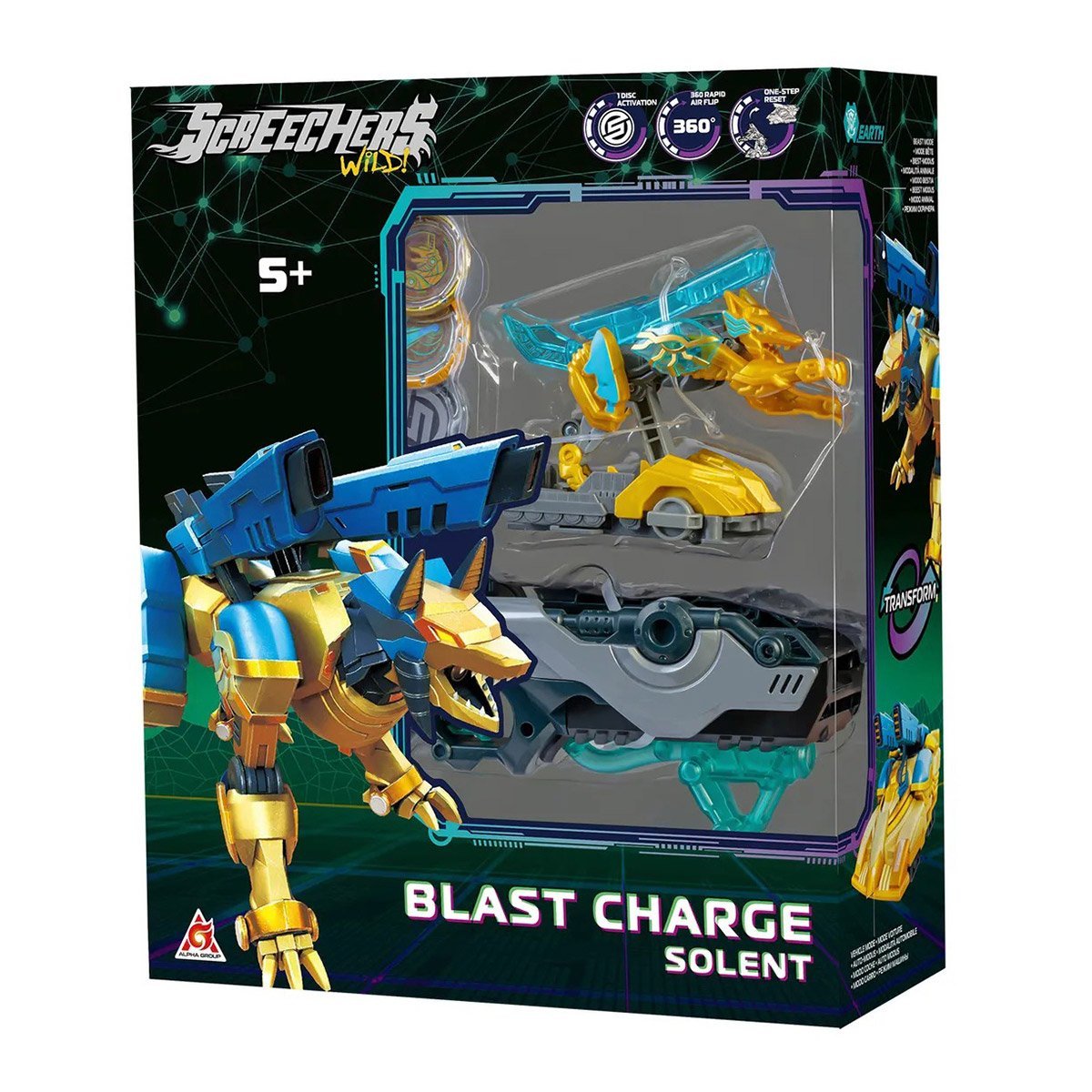 Solent S5 L1 V2 Screechers Wild Playset KS686114 - obrazek 9