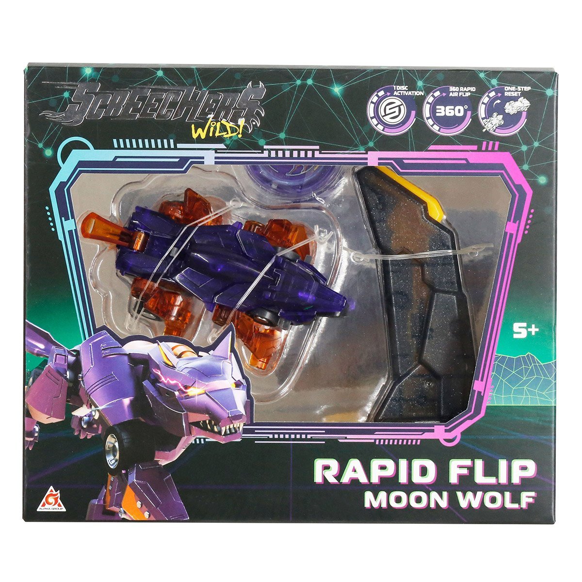 Zestaw do zabawy Moon Wolf S5 L0.5 Screechers Wild EU686103B - obrazek 8