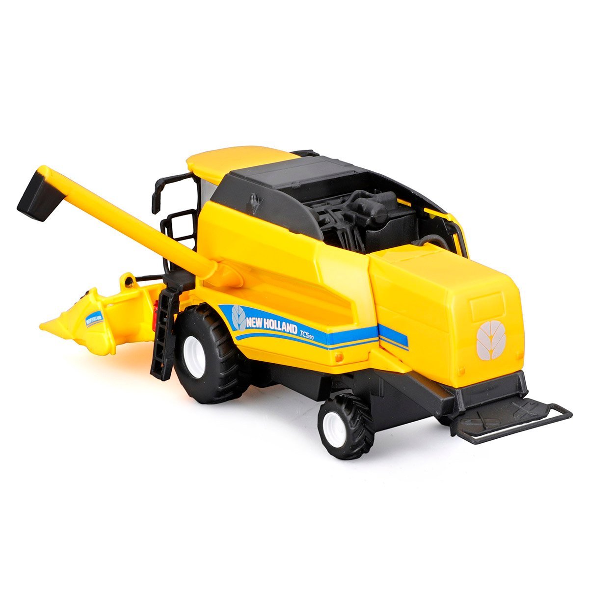 Model samochodu Kombajn zbożowy z hederem do kukurydzy New Holland TC5.90 Bburago 18-31722 - obrazek 8