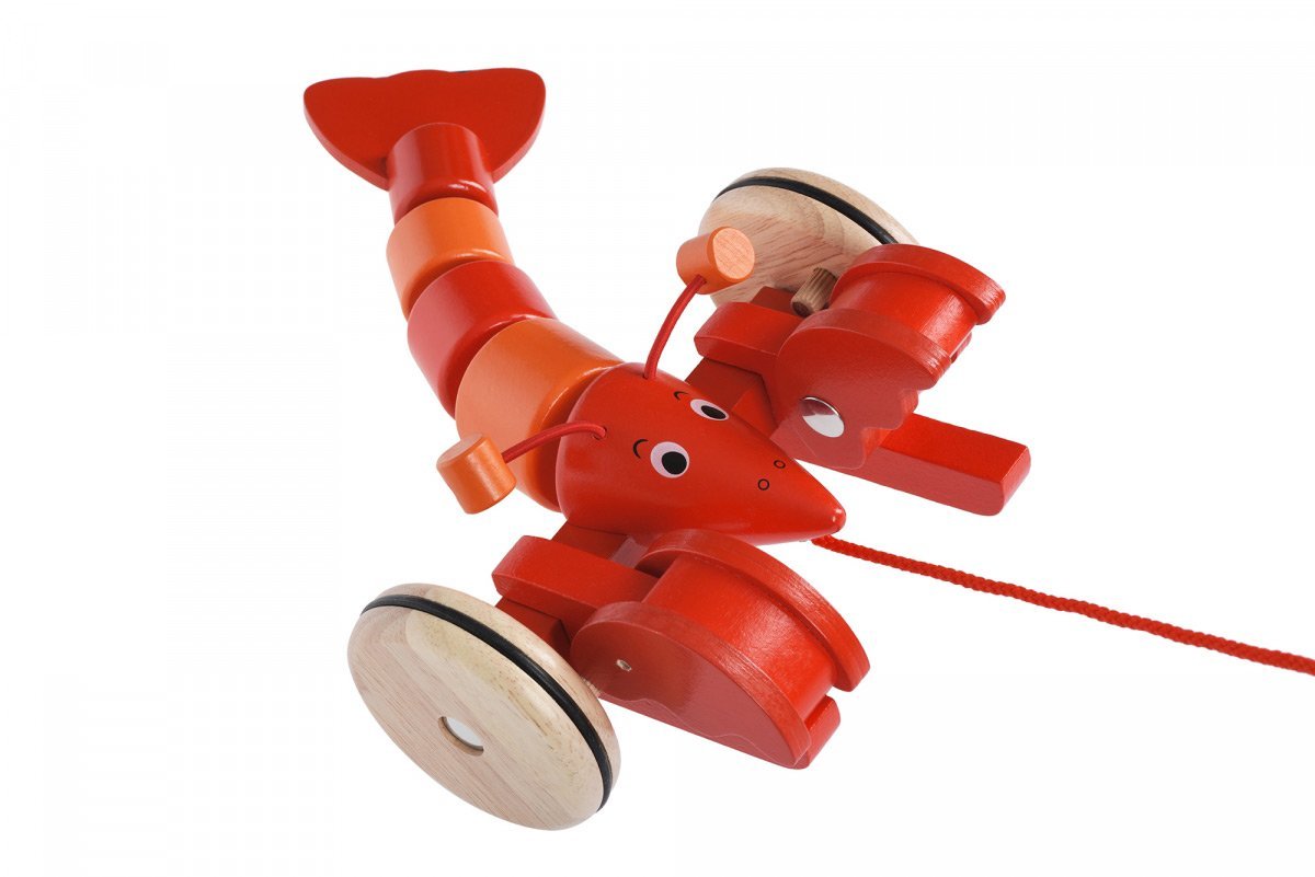 Zabawka na kółkach Goki Lobster 54904G - obrazek 3